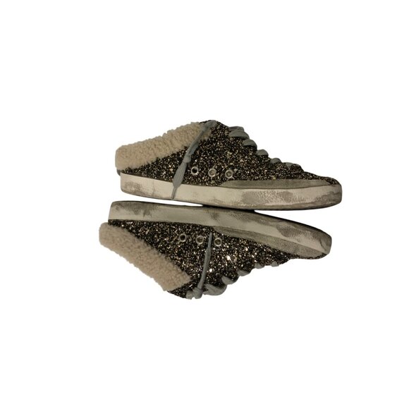 Golden Goose Glitter Sherpa Lined Sneakers - Picture 7 of 7